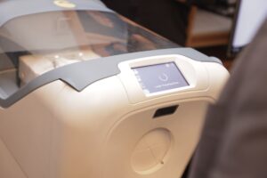 floor-standing disposable glove dispenser machine